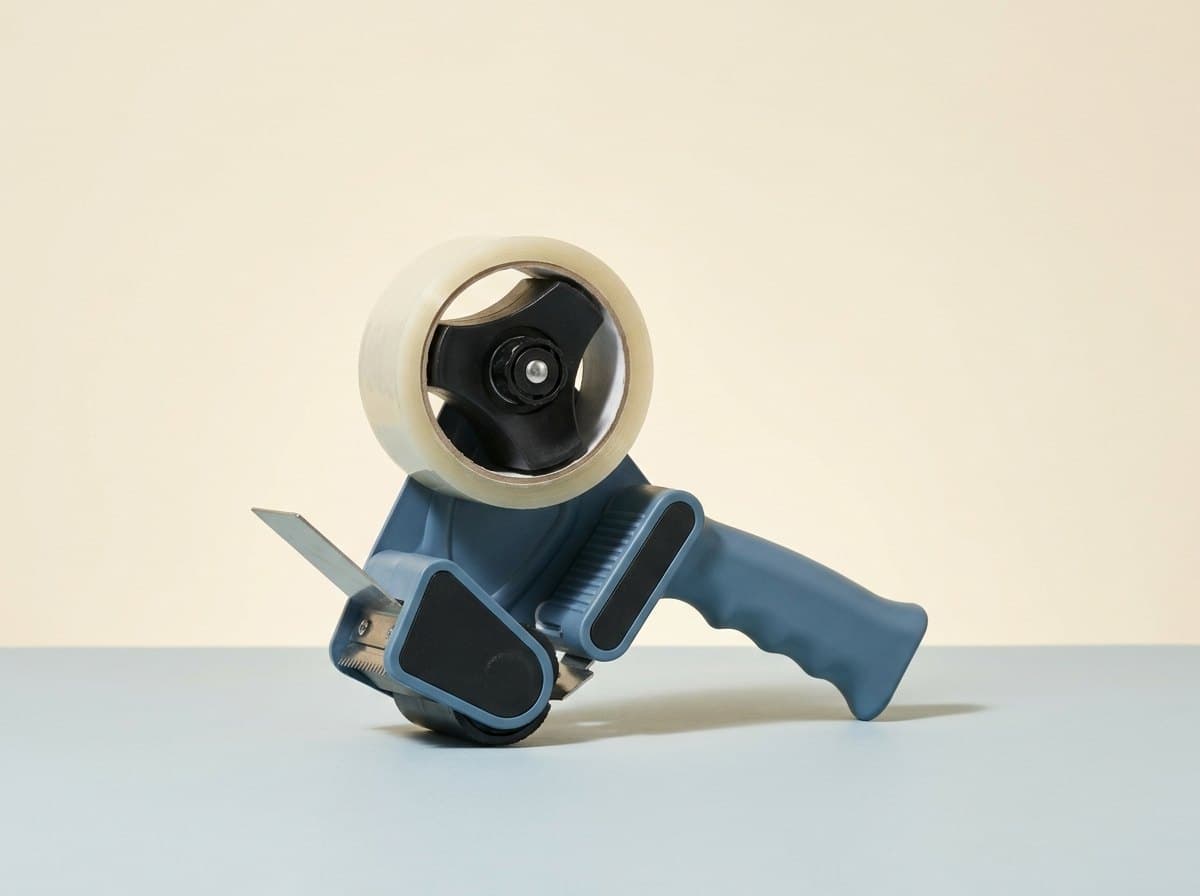 Heavy-duty tape dispenser gun